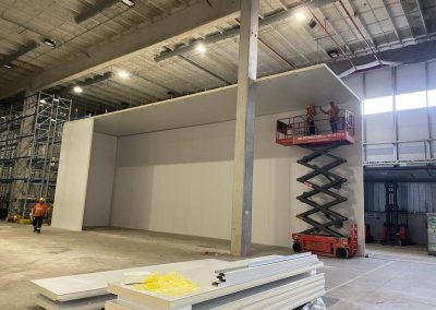 panel cámara de frío