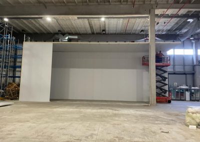 panel cámara de frío