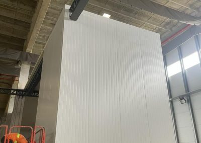 panel cámara de frío