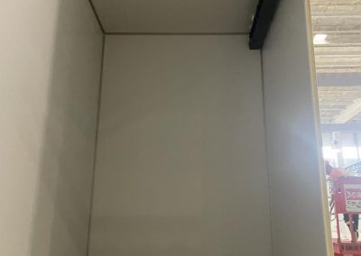 panel cámara de frío