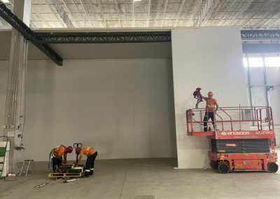 panel cámara de frío